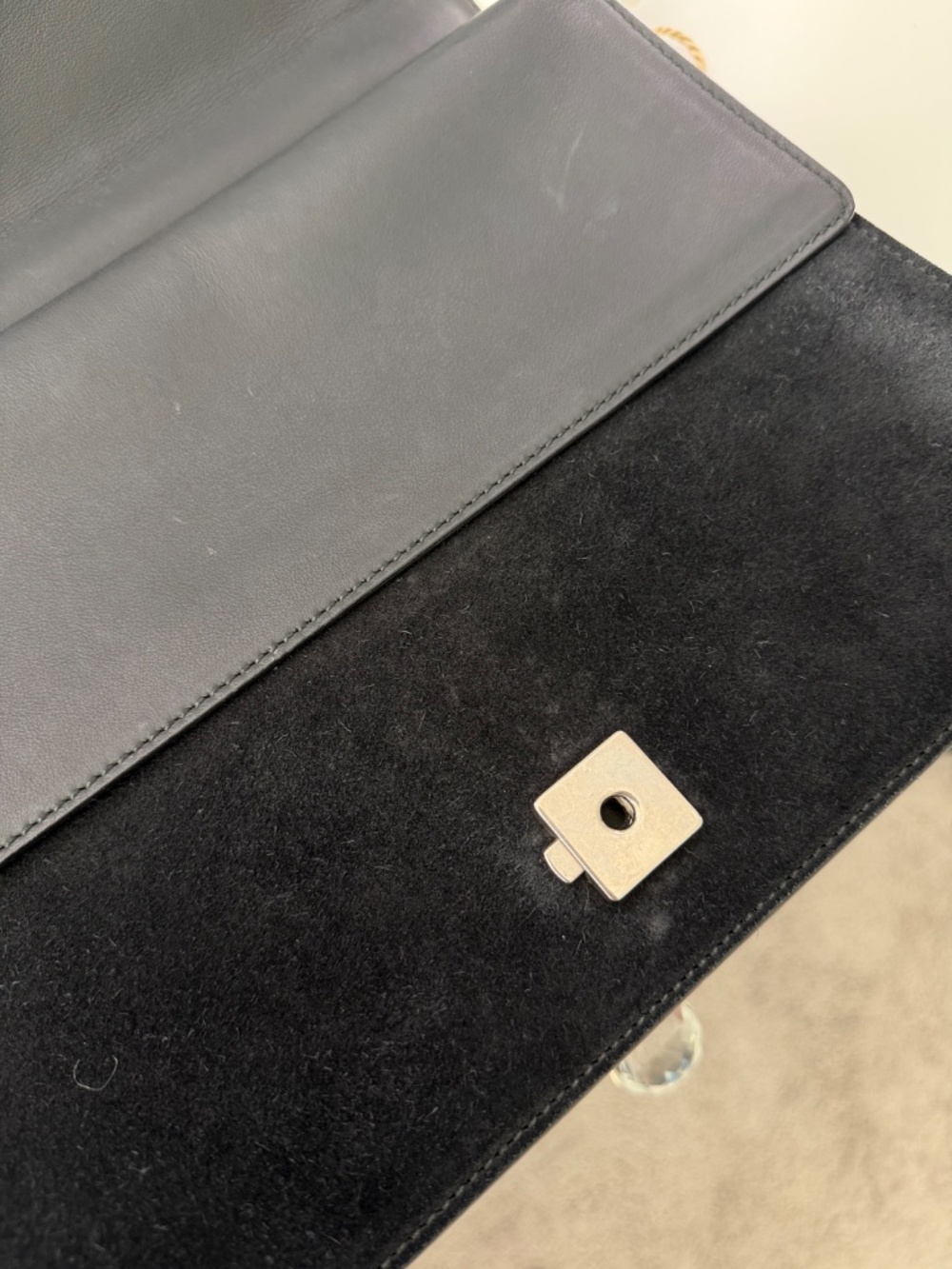 Authentic Gucci Dionysus Medium Black Velvet Shoulder Bag - Picture 10 of 12